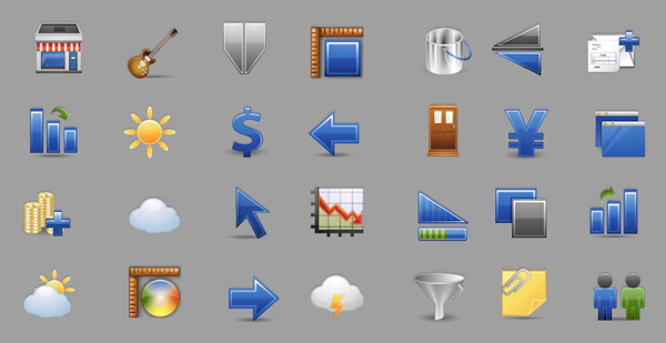 Web Icon Set Example Free Web Icons Roundup