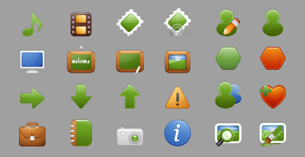 Web Icon Set Example Free Web Icons Roundup