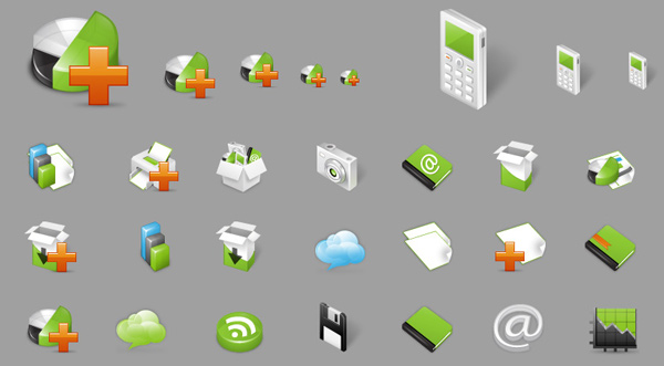 Web Icon Set Example Free Web Icons Roundup