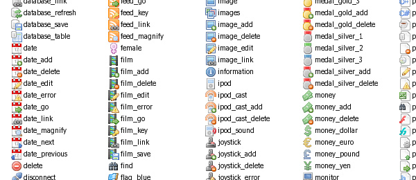 Web Icon Set Example Free Web Icons Roundup
