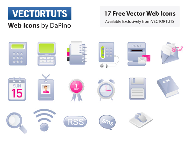 Web Icon Set Example Free Web Icons Roundup