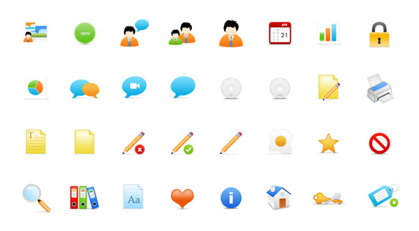 Web Icon Set Example Free Web Icons Roundup