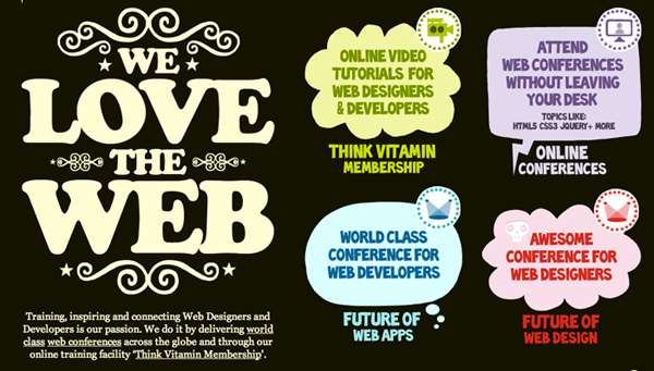 great web typography example web typography inspirational