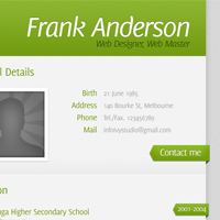 Create a Clean and Simple Résumé Website Design