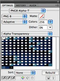 PNG8 Alpha Transparency Example