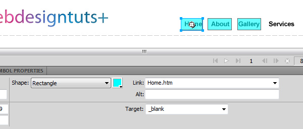 Fireworks Web Layers Linking Fireworks Web Layers Linking