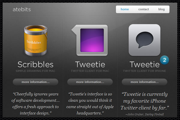 Web Design Trends : App Influence 1