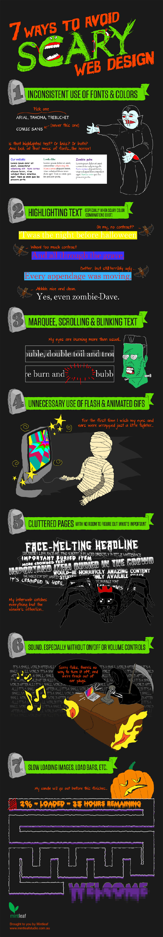 7 Ways to Avoid Scary Web Design