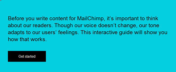 Voice and Tone is Mailchimp