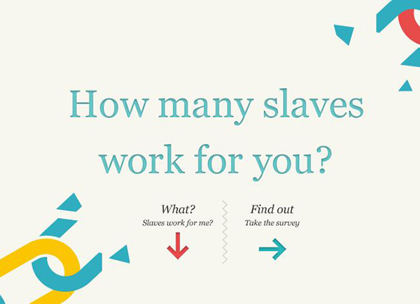 SlaveryFootprint.org faces a challenge in presenting emotionally charged content in a non-alienating way