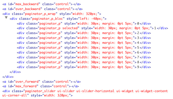 firebug output