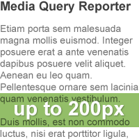A Basic Responsive Grid (Plus Handy CSS3 Media Query Reporter)