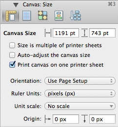 Canvas Properties Canvas Properties