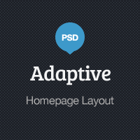 Adaptive Blog Theme: Homepage Layout