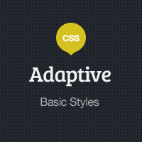 Adaptive Blog Theme: Basic Styles