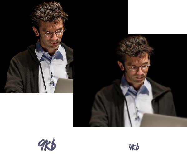 dConstruct blurred images