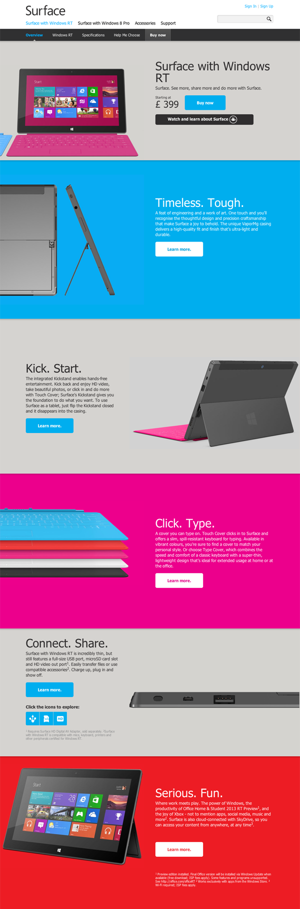 surface