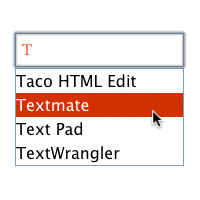 Introducing the HTML5 Datalist Element