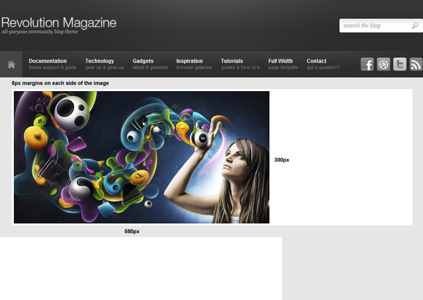 Revolution Magazine WordPress Theme Design