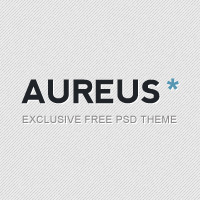 Weekend Freebie! The Aureus Landing Page (PSD)