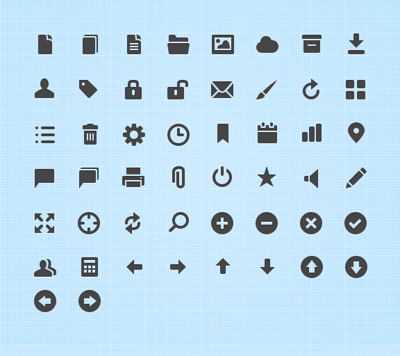 web app icons