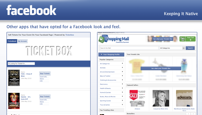 facebook app the nebefits of designing native