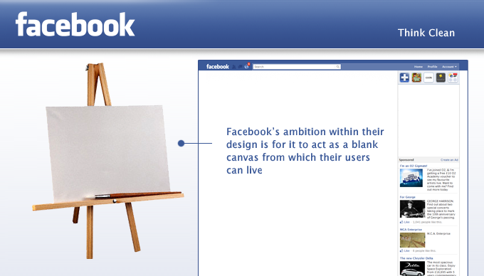 Facebook App Think Clean